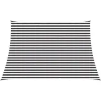 vidaXL Voile D'ombre Anthracite Et Blanc 4 / 5 X 3 M Hdpe