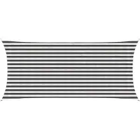 vidaXL Voile D'ombre Anthracite Et Blanc 2 X 4,5 M Hdpe