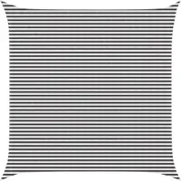 vidaXL Voile D'ombre Anthracite Et Blanc 7 X 7 M Hdpe