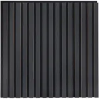 vidaXL Panneaux muraux 8 pcs Anthracite 60,5 x 60 cm