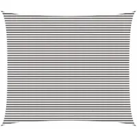vidaXL Voile D'ombre Gris Clair Et Blanc 6 X 8 M Hdpe