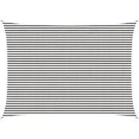 vidaXL Voile D'ombre Gris Clair Et Blanc 5 X 7 M Hdpe