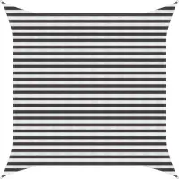 vidaXL Voile D'ombre Anthracite Et Blanc 3,6 X 3,6 M Hdpe