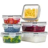 Stosh Freshness trays - Meal Prep Trays - Freezer trays - Food container - 6 pieces - Plastic - BPA free