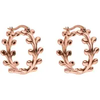 Purelei Boucles d'oreilles 'Tiny Leaf' or rose