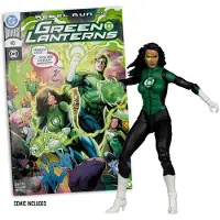 Mcfarlane Toys Figurine DC Direct de 18 cm avec bande dessinée – WV11 – Green Lanterns 48 – Jessica Cruz [Chase]