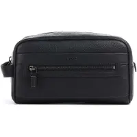 HUGO Huke 10266594 Red Wash Bag Noir