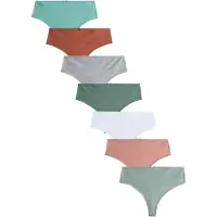 Next Slip nude / marron / gris chiné / pétrole / jade