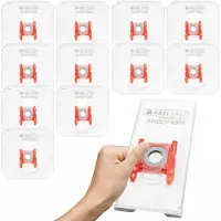AreoSe 12 sacs pour aspirateur Bosch G ALL BBZ41FGALL séries 2, 4, 6 GL30 GL45