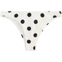 Next Bas de bikini noir / blanc