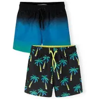 MINOTI Shorts de bain bleu / azur / jaune / noir