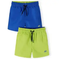 MINOTI Shorts de bain bleu roi / pomme