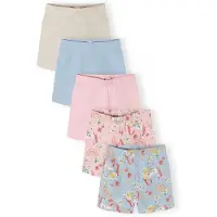 MINOTI Leggings beige chiné / bleu clair / jaune clair / rose clair