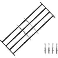 vidaXL Grille de sécurité pour fenêtres avec 4 barres croisées 3 pcs