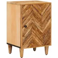 vidaXL Armoire de salle de bain , marron, 38 x 33,5 x 58 cm, bois massif de manguier
