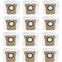 AreoSe Sacs pour aspirateur - 12 pièces - pour Dreame L10S Ultra, L10, L20, Xiaomi Vacuum X10, X10+, X20+ - Sacs à poussière pour aspirateur