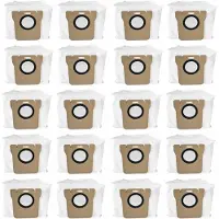 AreoSe Sacs pour aspirateur - 20 pièces - pour Dreame L10S Ultra, L10, L20, Xiaomi Vacuum X10, X10+, X20+ - Sacs à poussière pour aspirateur