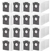 AreoSe Sacs pour aspirateur - 16 pièces - pour Dreame L10s Ultra, Dreame X30, X40, X50 - Sacs à poussière pour aspirateur