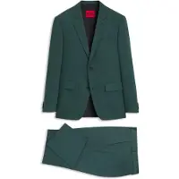 HUGO Costume deux pièces Slim en twill stretch performant