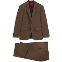 HUGO Costume deux pièces Slim en twill stretch performant