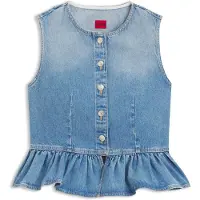 HUGO Chemisier 'Gimma' bleu denim
