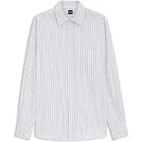 BOSS Chemisier 'Saturday_1' marine / bleu pastel / blanc