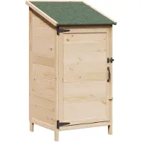 vidaXL Abri de jardin Nature 59 x 56 x 113,5 cm en bois massif d'épicéa