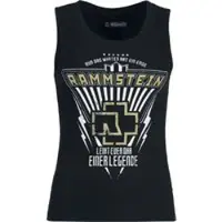 Rammstein Top de - Legende - S - 3XL - pour Femme - noir - Taille XXL