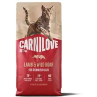 Carnilove Sterilised agneau avec sanglier pour chat