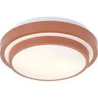 QAZQA Plafonnier moderne Sienne avec blanc 34 cm 2 lumières IP44 - Walden