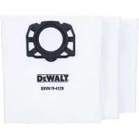 DeWalt SET DE 3 SAC FIBRE FOR 20-30L NON TISSE, HAUTE EFFICACITE, POUR 101262-63
