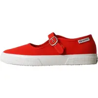 Superga Ballerines 'Ballerinas mit Riemchen „Leggera“' rouge