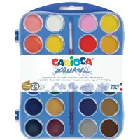 Carioca Peinture Aquarelle - 24 Couleurs - - UneTaille - Peinture