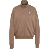 Adidas Veste de survêtement '3 STRIPES STUDIO' bleu clair / brun foncé