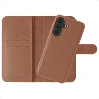 Selencia Étui portefeuille amovible Olyn avec MagSafe Samsung Galaxy A57 (5G) - Marron