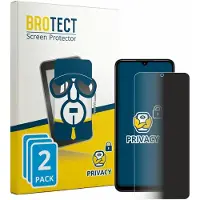BROTECT Protection Anti-Espion (2 pcs, Xiaomi Redmi 3 Pro), Téléphone portable : film de protection, Transparent
