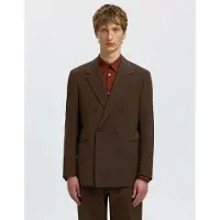 Selected Relaxed Fit Blazer À Double Boutonnage Homme Marron 54