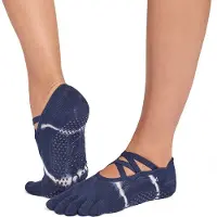 Toesox Chaussettes Full Toe Elle Pilates Grip
