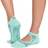Toesox Chaussettes Full Toe Bellarina Tec Pilates Grip
