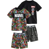 Next Pyjama anthracite / rouge vif / noir / blanc