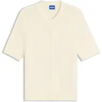 HUGO Cardigan 'Scutina_B' blanc