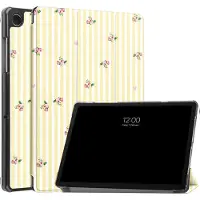 IMoshion Coque tablette Design Trifold Samsung Galaxy Tab A11 Plus / A9 Plus - Garden Stripes