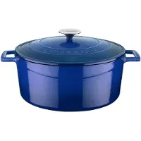 Lava Cocotte - 28 cm - 6,71 litres - Fonte - Bleu