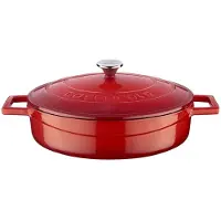Lava Cocotte - 24 cm - 2,47 litres - Fonte - Rouge