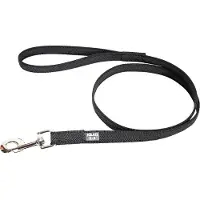 JULIUS K-9 Laisse en caoutchouc avec boucle Noir - Gris Taille 4 (Chien, Général, Promenade, Sport canin, Travail)