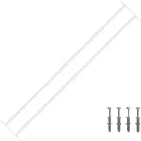 vidaXL Grille de sécurité pour fenêtre avec 2 barres transversales, 93-174 cm