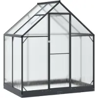 vidaXL , serre de jardin, 183,5 x 123 x 207 cm