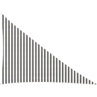 vidaXL Voile D'ombre Gris Clair Et Blanc 3 X 4 X 5 M Hdpe