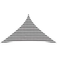 vidaXL Voile D'ombre Anthracite Et Blanc 3 X 3 X 4,2 M Hdpe