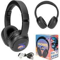 Dino World Action World Casque sans fil noir max 85 dB